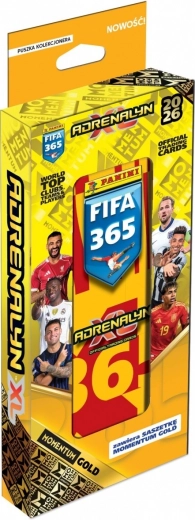 PANINI FIFA 365 Adrenalyn XL 2026 kollektsioneeritav plekist karp