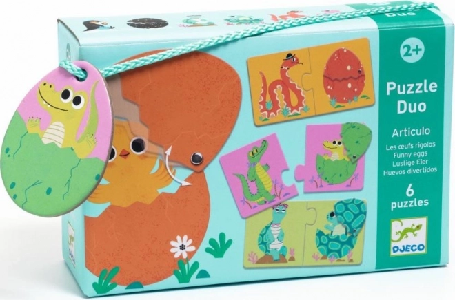 Djeco duo pusle – lõbusad munad