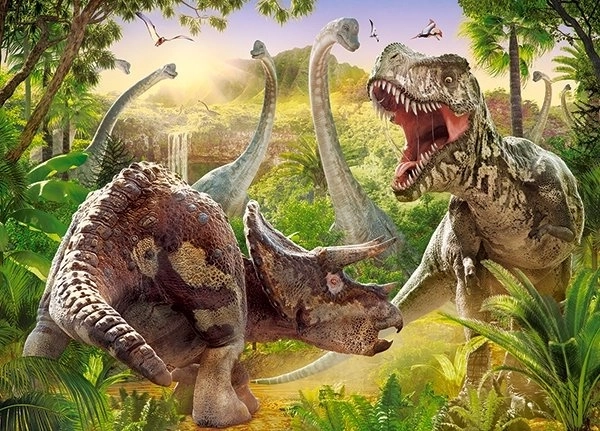 Pusle 180 tükiga Dinosaur Battle