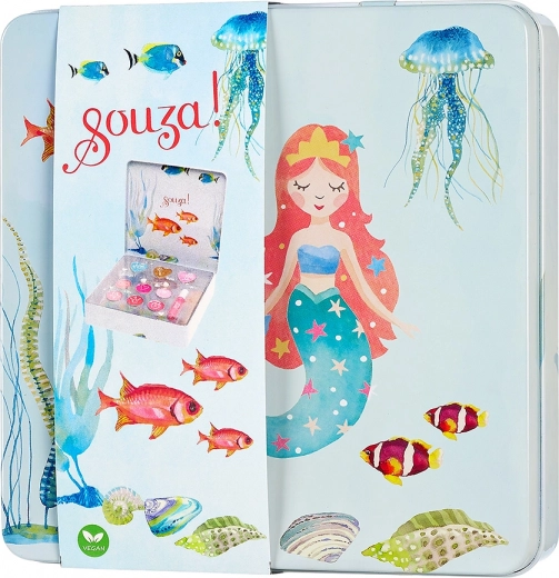 Children's makeup set in a metal case Mermaid Souza!