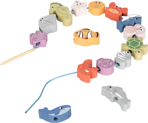 Mereteemaliste kujundite lükkimine peenmotoorika arendamiseks