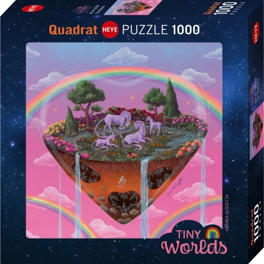 Heye ruudukujuline pusle Tiny Worlds: ükssarvikud, 1000 tükki