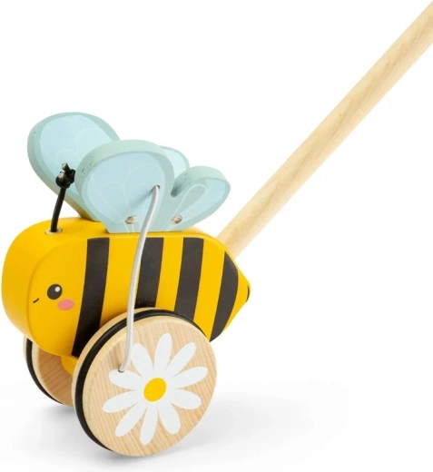 Bigjigs Toys puidust lükatav mesilane