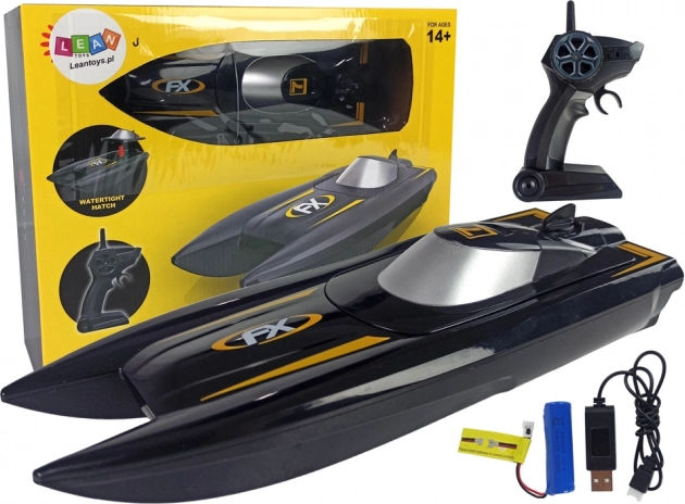 RC võidusõidupaat 1:47, 2,4 GHz, ulatus 50 m