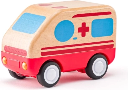 Kiirabiauto heli- ja valgusefektidega