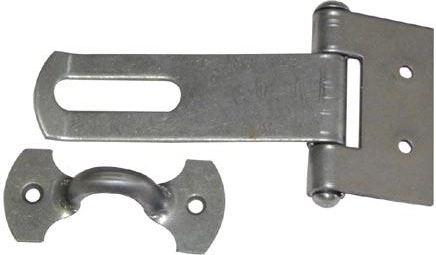 Hinged hasp 150 mm galvanized