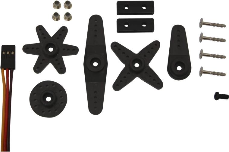 Compatible with Futaba 25T servo horns