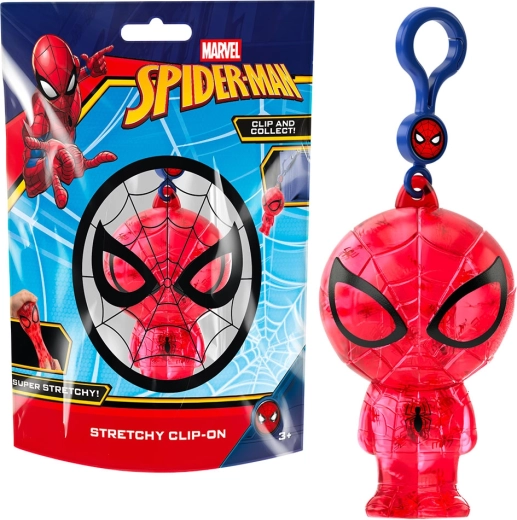 Marvel Spider-Mani muljutav võtmehoidja klambriga – 1 tk