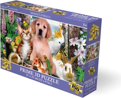 3D Puzzle Farm Animals 100 Pieces