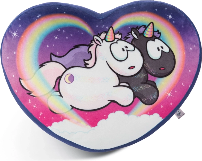 NICI ükssarvikute Star Bringer ja Moon Keeper südamekujuline padi