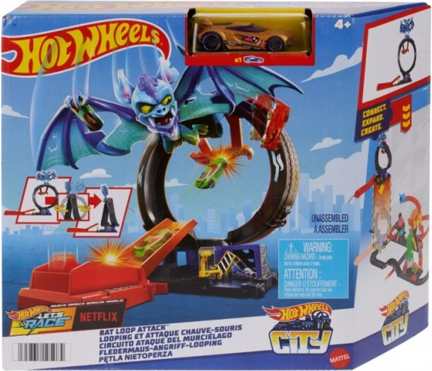 Hot Wheels City nahkhiire silmus Bat Loop Attack + auto