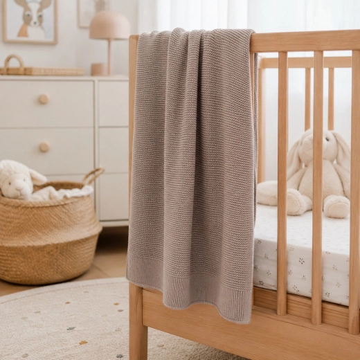 NANNA bamboo blanket Bamboo Beige