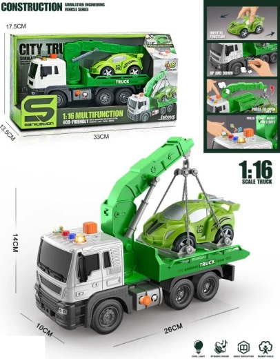 Tow Truck with Sound and Towing Car