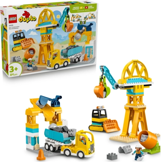 LEGO DUPLO ehitusplats ja sõidukid 3-ühes