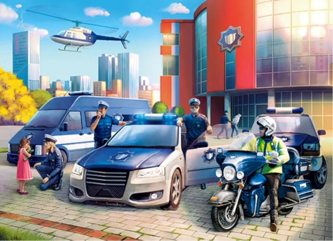 Puzzle 100 Pieces Police