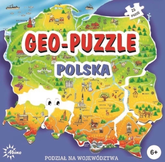 Geo pusle Poola – 25-osaline kaart