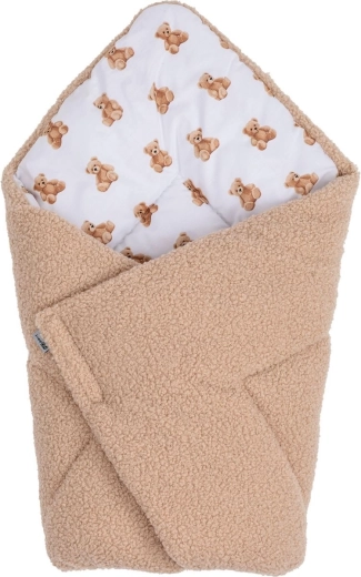FreeON Bubaba 2-in-1 swaddle blanket teddys