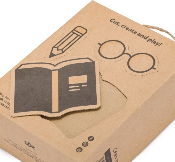 Eco-friendly box with accessories for more fun