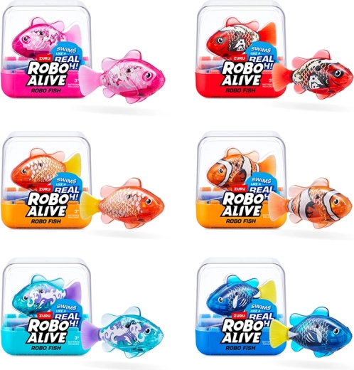 Interaktiivne kala ROBO ALIVE S2 ZURU-lt (6 varianti)
