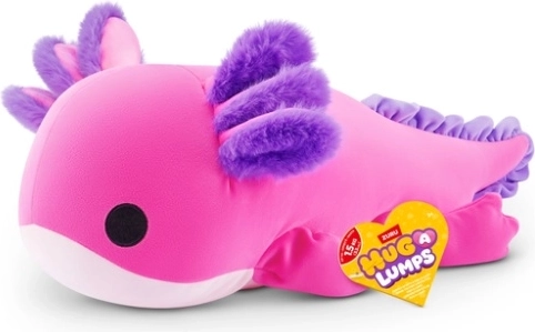 ZURU Hug a Lumps keskmise suurusega plüüsist aksolotl
