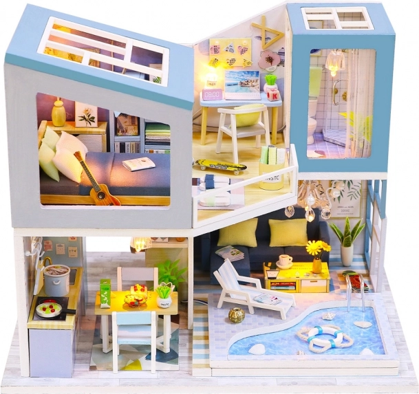 2Kids Toys miniatuurne villamaja – Sinine