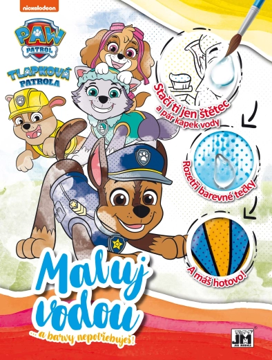 A4 Water Coloring Book Paw Patrol
