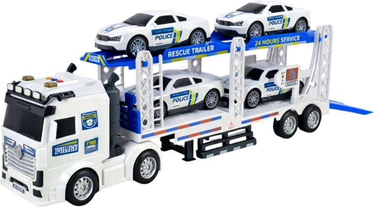 Kahekorruseline transporter politseisõidukitele