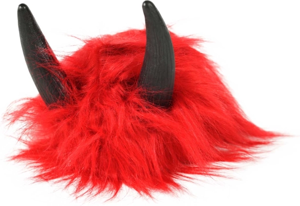 Carnival Devil Wig with Horns – Red