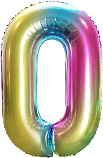 Fooliumõhupall number 0, vikerkaar 85 cm