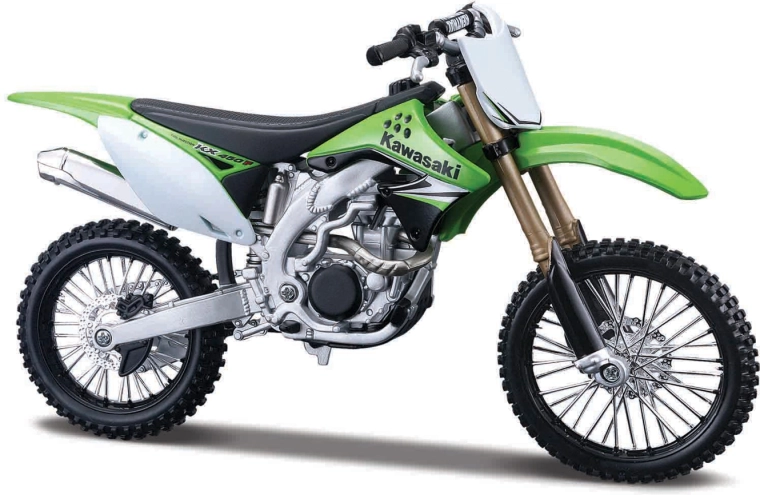 Maisto Kawasaki KX 450F – 1:12 Motorcycle Model Kit