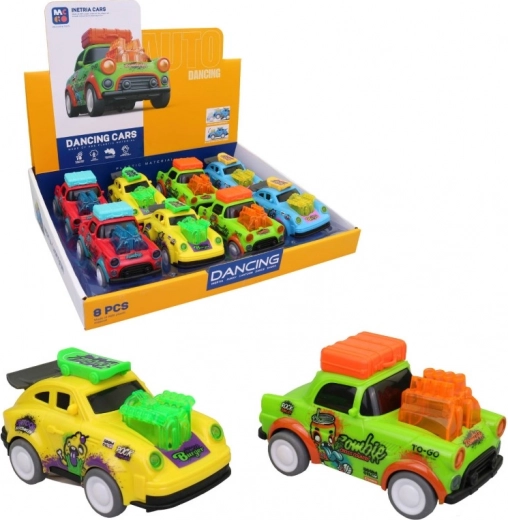 Friction-powered dancing car - 1 piece