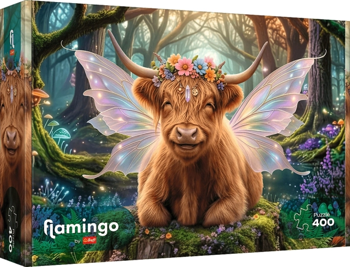 Puzzle Trefl flamingo: metsa kaitsja 400 tükki