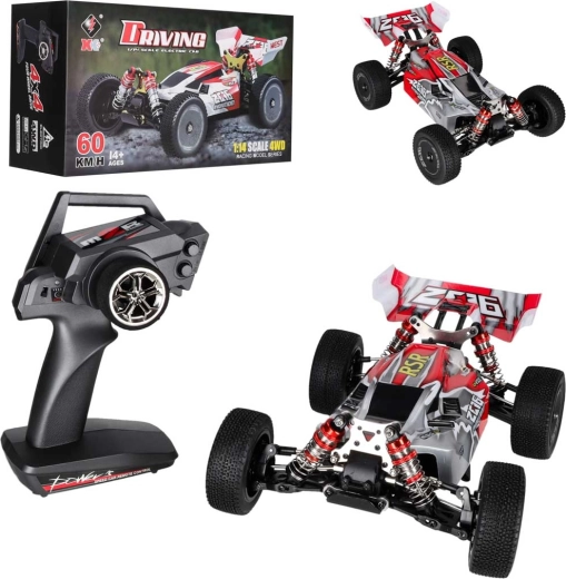 RC-buggy WLToys 144001 1:14 4WD maastikusõiduks, 60 km/h