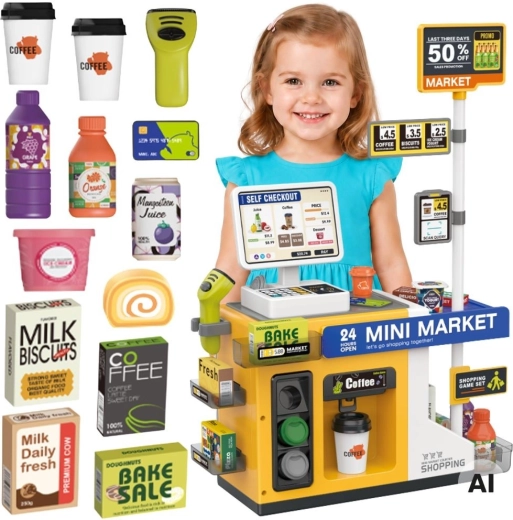 Woopie mini market – interaktiivne iseteeninduskassa skanneriga