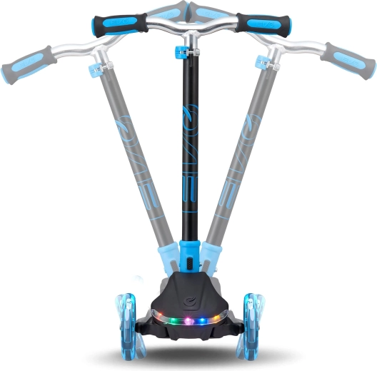 Stabiilne kolmerattaline disain koos lean-to-steer juhtimisega