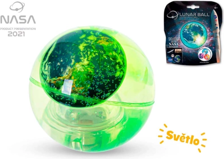 Valgustuv põrkepall NASA litritega 5 cm