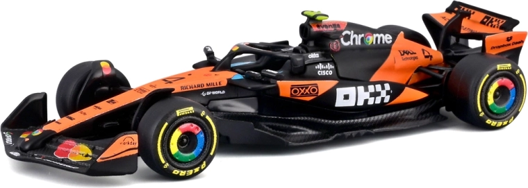 Bburago McLaren MCL39 (2025) Lando Norris #4 – Vormel 1 mudel blisterpakendis 1:64