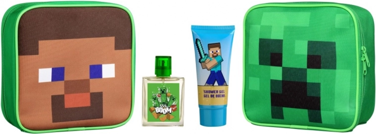 MINECRAFTi tualetikott EDT 50 ml ja dušigeeliga 100 ml