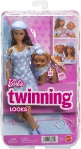 Barbie Twinning Looks nukk ja koerake koos aksessuaaridega
