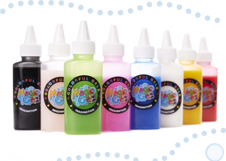 8 värvilist geeli elavateks 3D-teosteks