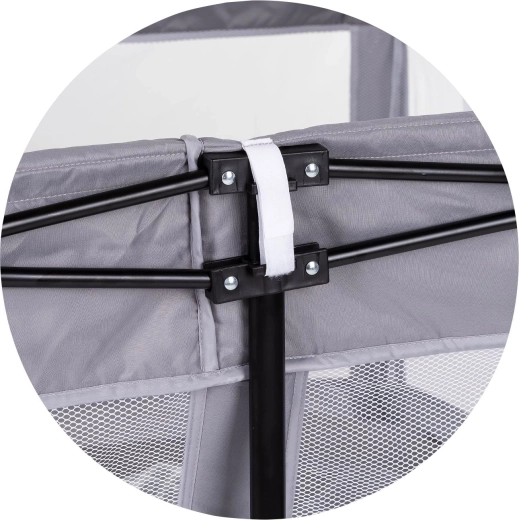 Stable metal frame and anti-slip feet
