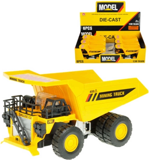 Metallist kallurimudel tagasitõmbeajamiga, valguse ja heliga 16 cm (1:50) – 1 tk