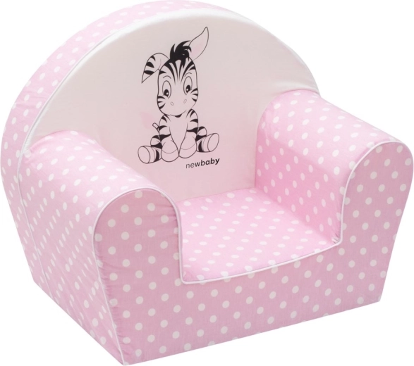 Laste tugitool NEW BABY Zebra heleroosa