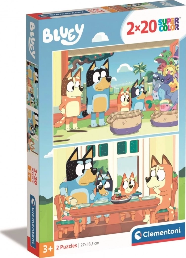 Pusle 2×20 tükki Bluey Clementoni