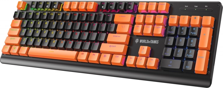 Mehaaniline mänguklaviatuur Destroyer WT300 RGB – piiratud World of Tanksi eriväljaanne