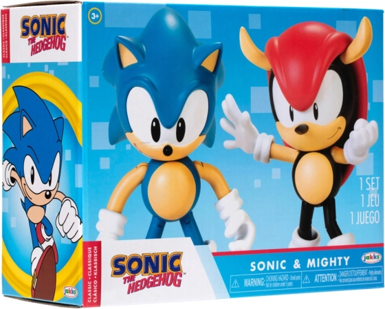 Sonic Classic and Mighty Figures 10 cm – set of 2