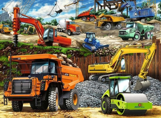 Puzzle Ehitusmasinad XXL 100 tükki
