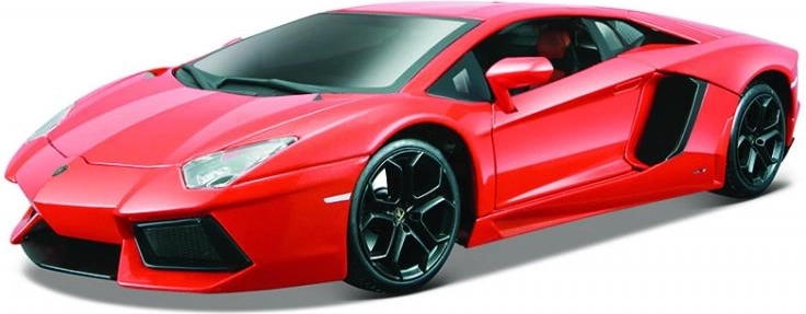 Metallist mudel BBURAGO LAMBORGHINI Aventador 1:18, oranž