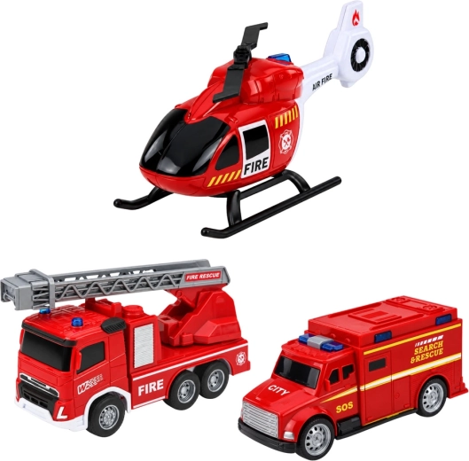 Sõidukid ja helikopter komplektis