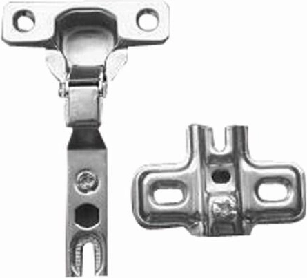MINI B poolpealistatav hing klambriga alusplaadiga RDK-03B
